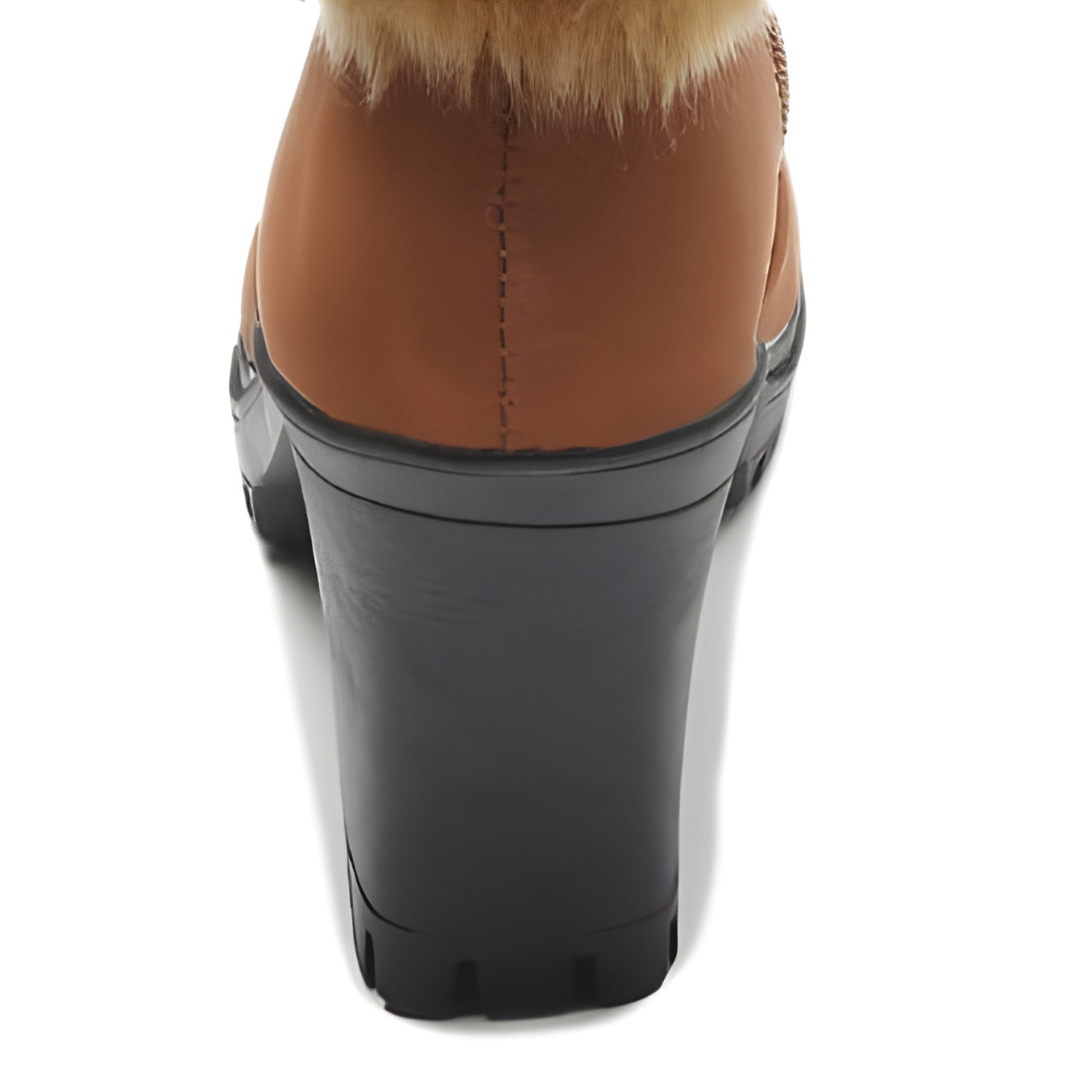 Zarina Riviello™ Eleganckie zimowe buty ze sztucznym futrem