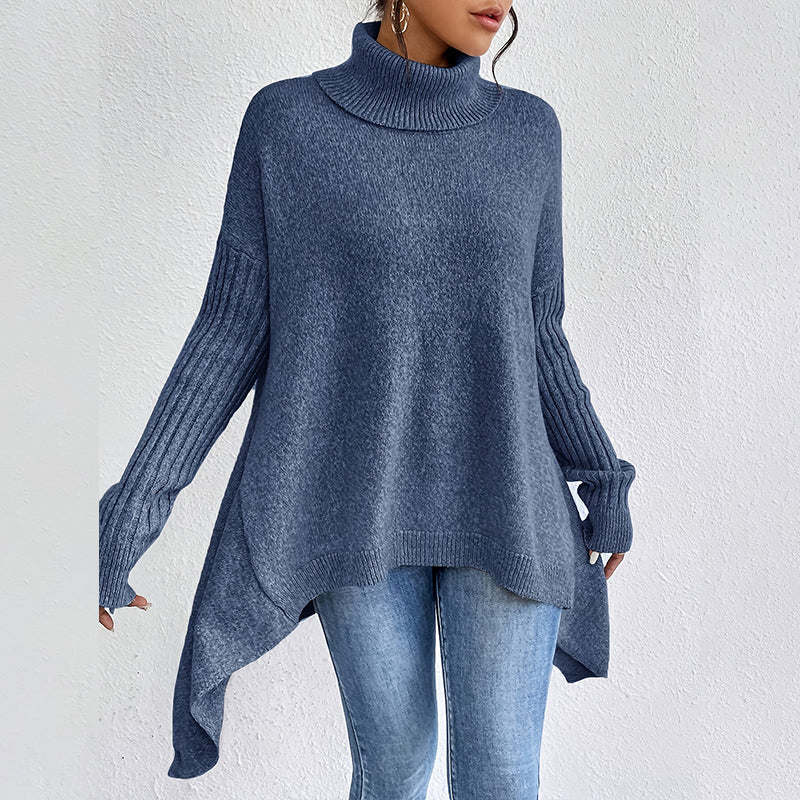 Zita Petralia™ Elegancki sweter z golfem