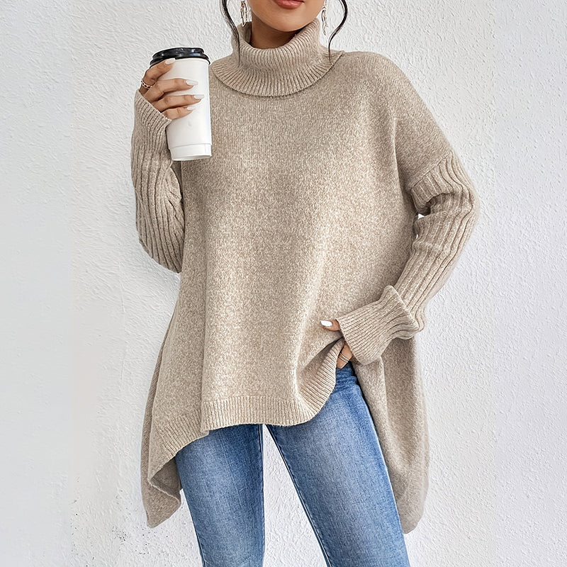 Zita Petralia™ Elegancki sweter z golfem