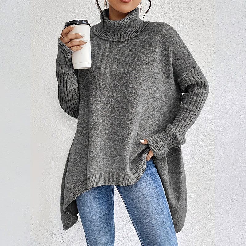 Zita Petralia™ Elegancki sweter z golfem