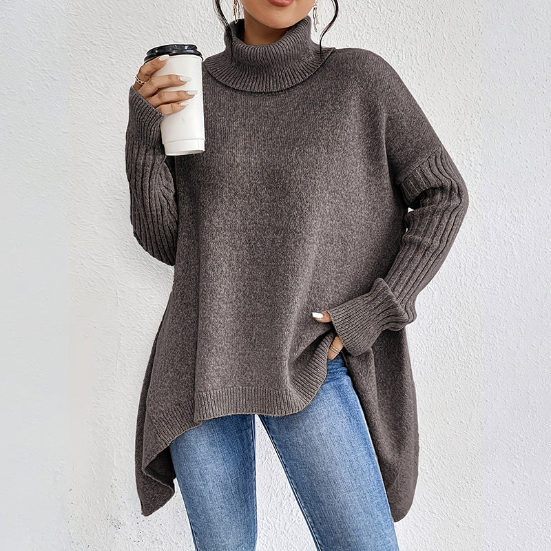 Zita Petralia™ Elegancki sweter z golfem