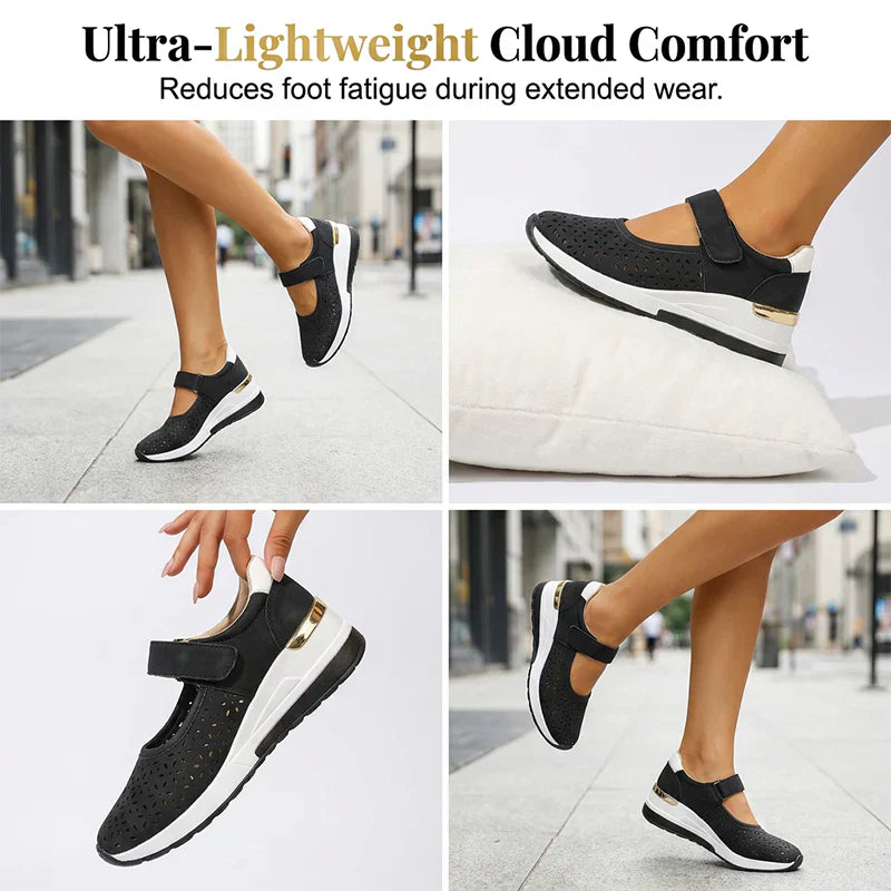 AiraStep™ Oddychające buty na platformie dla komfortu przez cały dzień