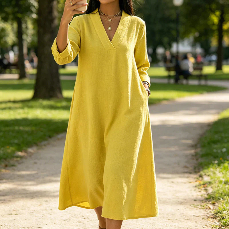 Barbara Della Valle™ Przewiewna letnia sukienka dla swobodnej elegancji