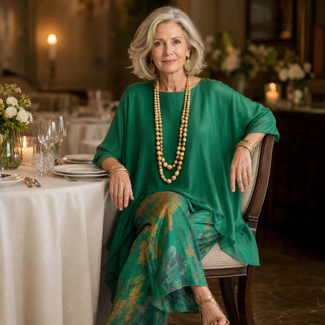 Barbara Girardi™ Elegancki zestaw w kwiaty na wyjątkowe okazje