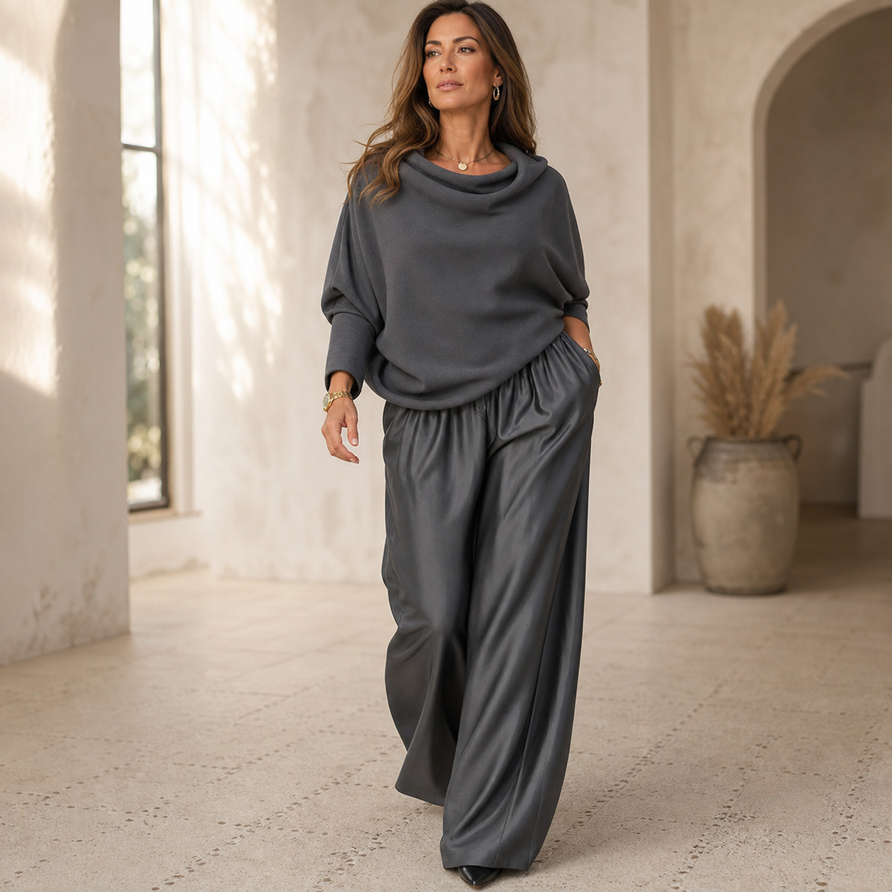 Benedetta Barchetti™ Zwiewny dwuczęściowy komplet dla beztroskiej elegancji