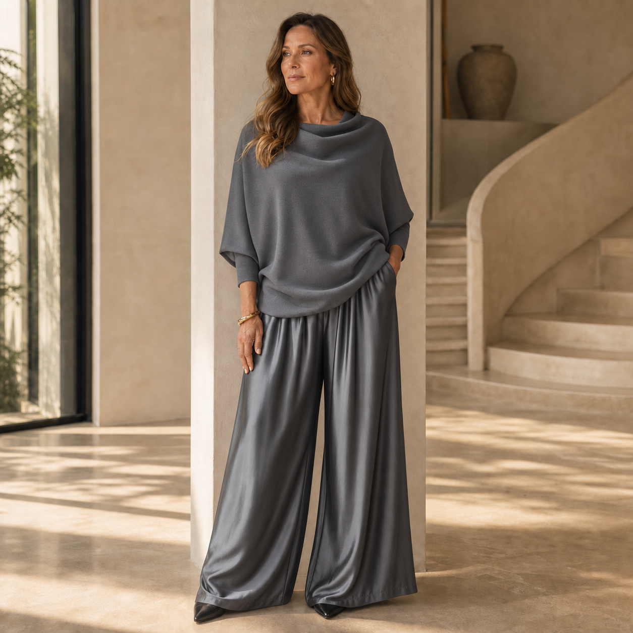 Benedetta Barchetti™ Zwiewny dwuczęściowy komplet dla beztroskiej elegancji