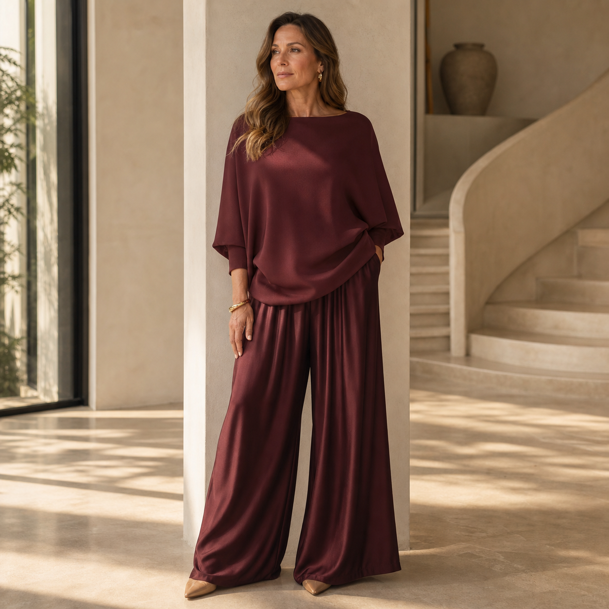 Benedetta Barchetti™ Zwiewny dwuczęściowy komplet dla beztroskiej elegancji