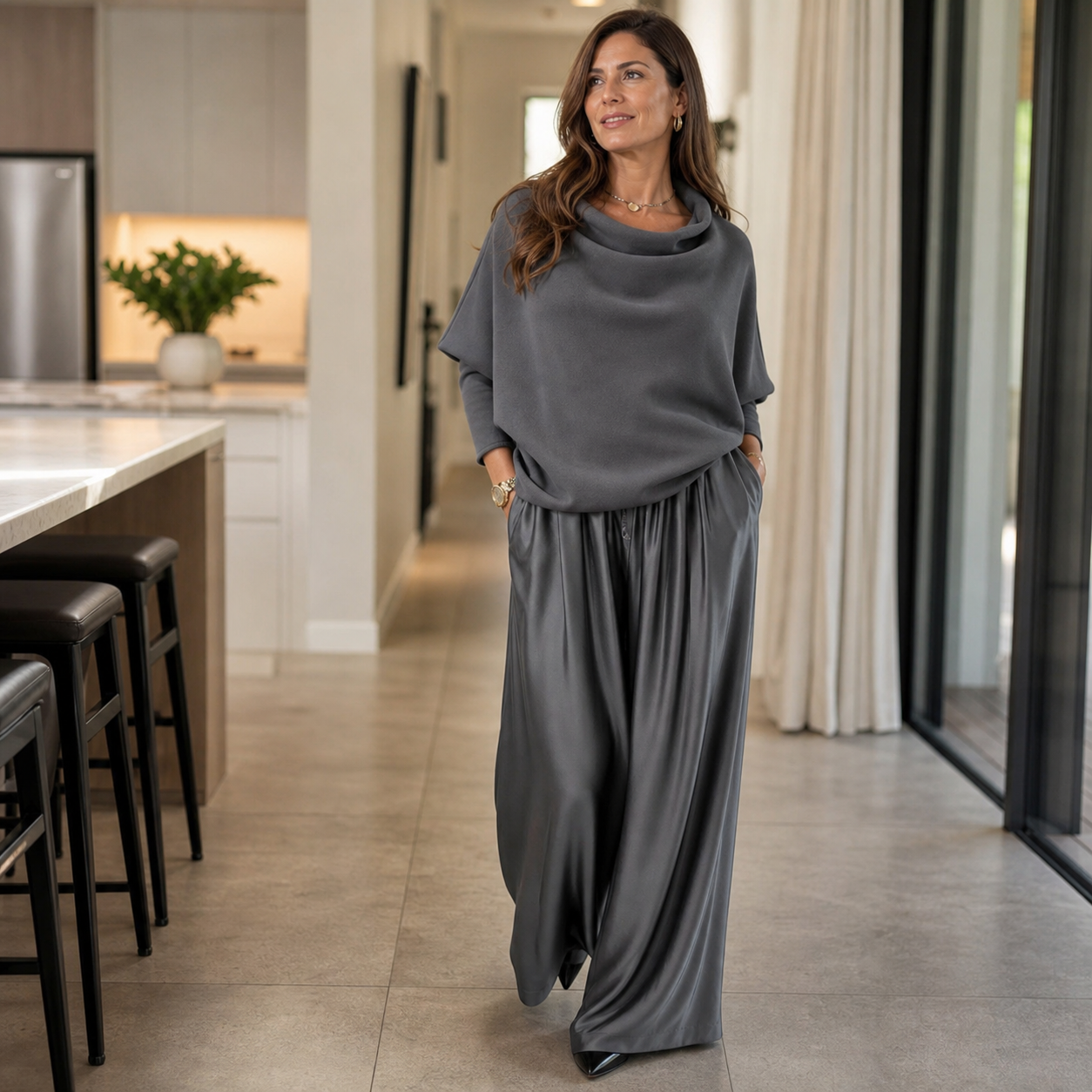 Benedetta Barchetti™ Zwiewny dwuczęściowy komplet dla beztroskiej elegancji