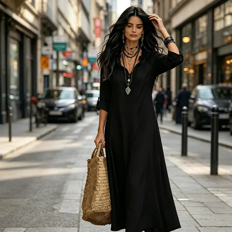 Bianca Napoletano™ Zwiewna sukienka maxi do beztroskich letnich stylizacji