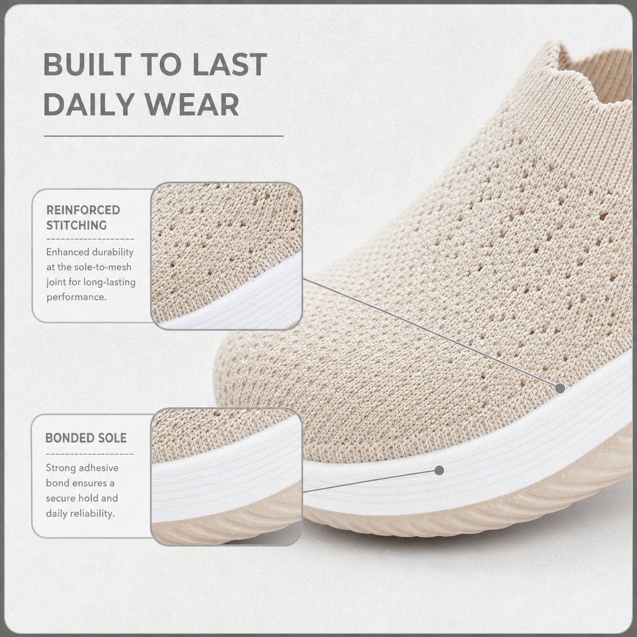 BreezeStep™ Amortyzowane buty wsuwane do chodzenia przez cały dzień