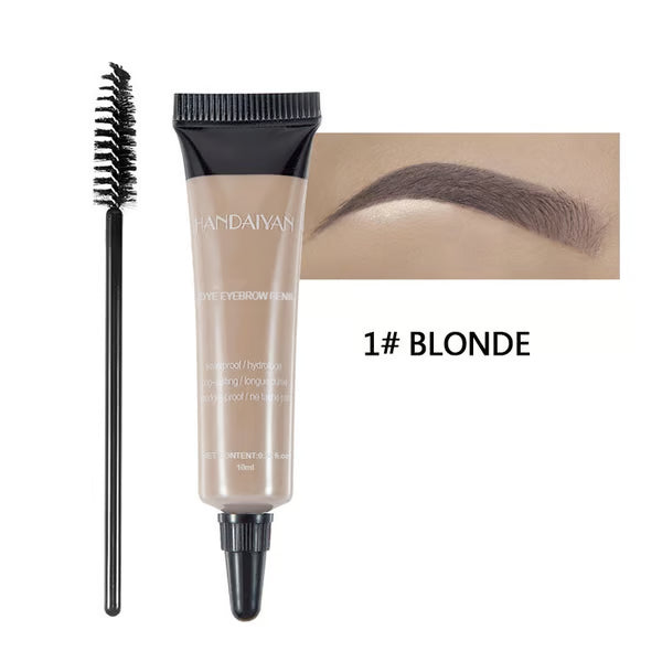 BrowGlow Tinted Brow Gel for Fuller Brows - waterproof smudge-proof liquid eyebrow gel front view