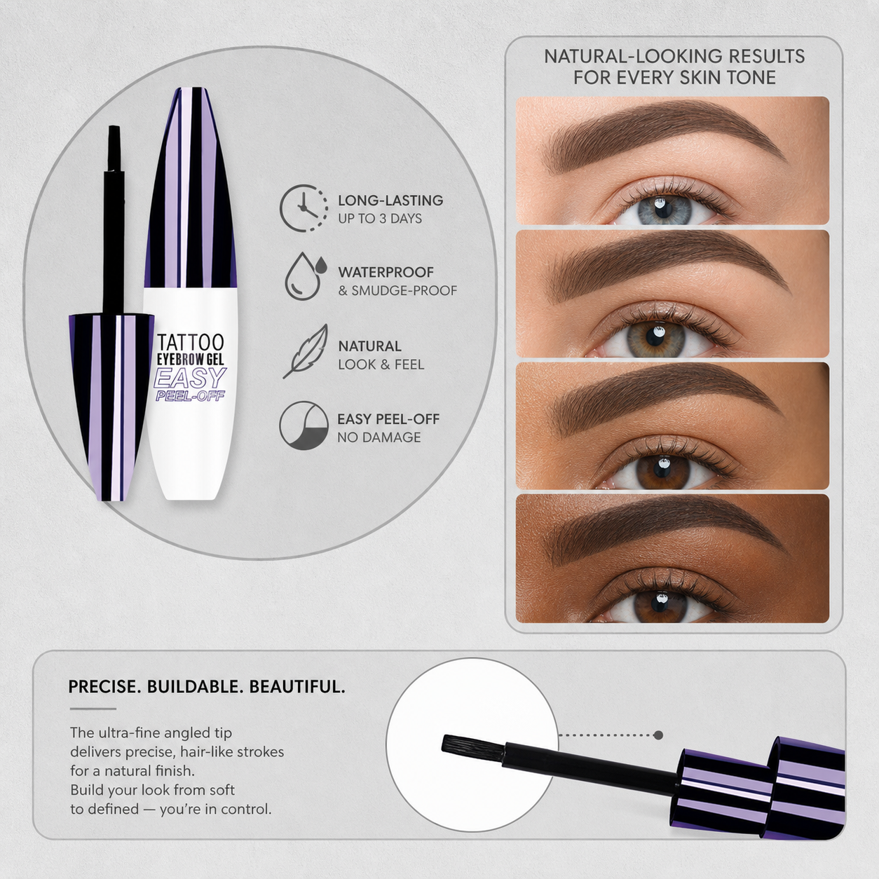 BrowPeel Pro™ Długotrwały tint do brwi z efektem peel-off