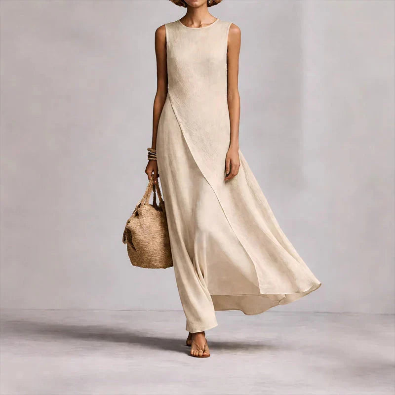 Brunella Trapanese™ Elegancka sukienka maxi na lato