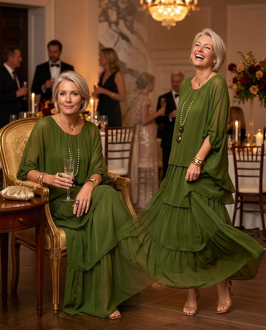 Camilla Agnelli™ Elegancka sukienka na wyjścia towarzyskie