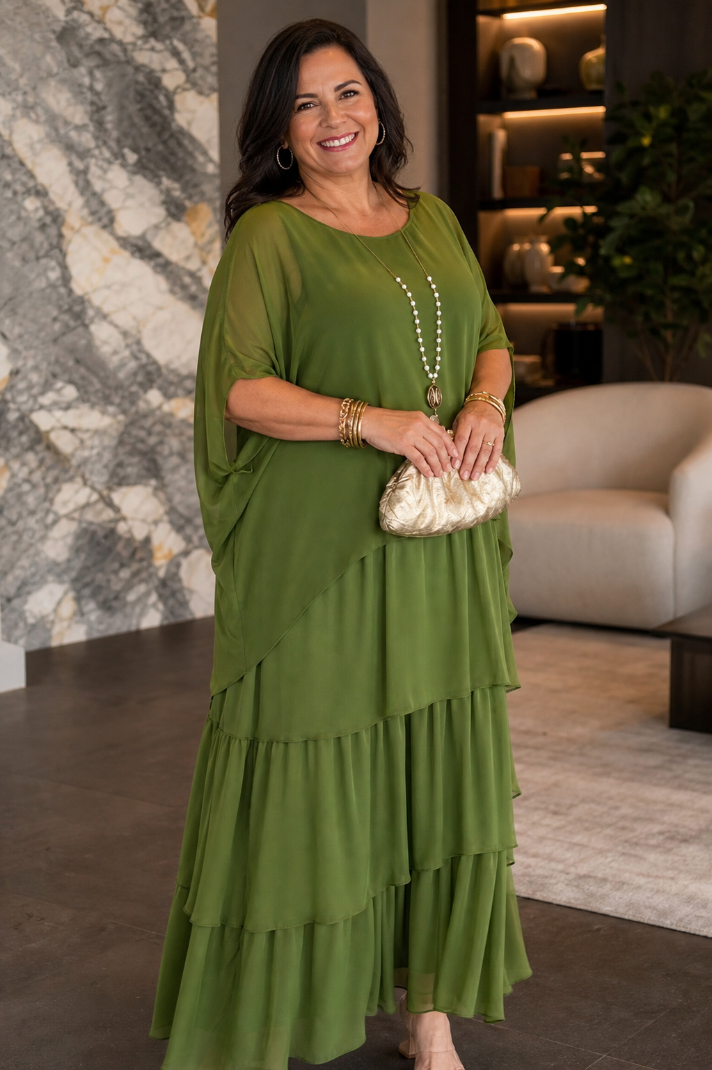 Camilla Agnelli™ Elegancka sukienka na wyjścia towarzyskie