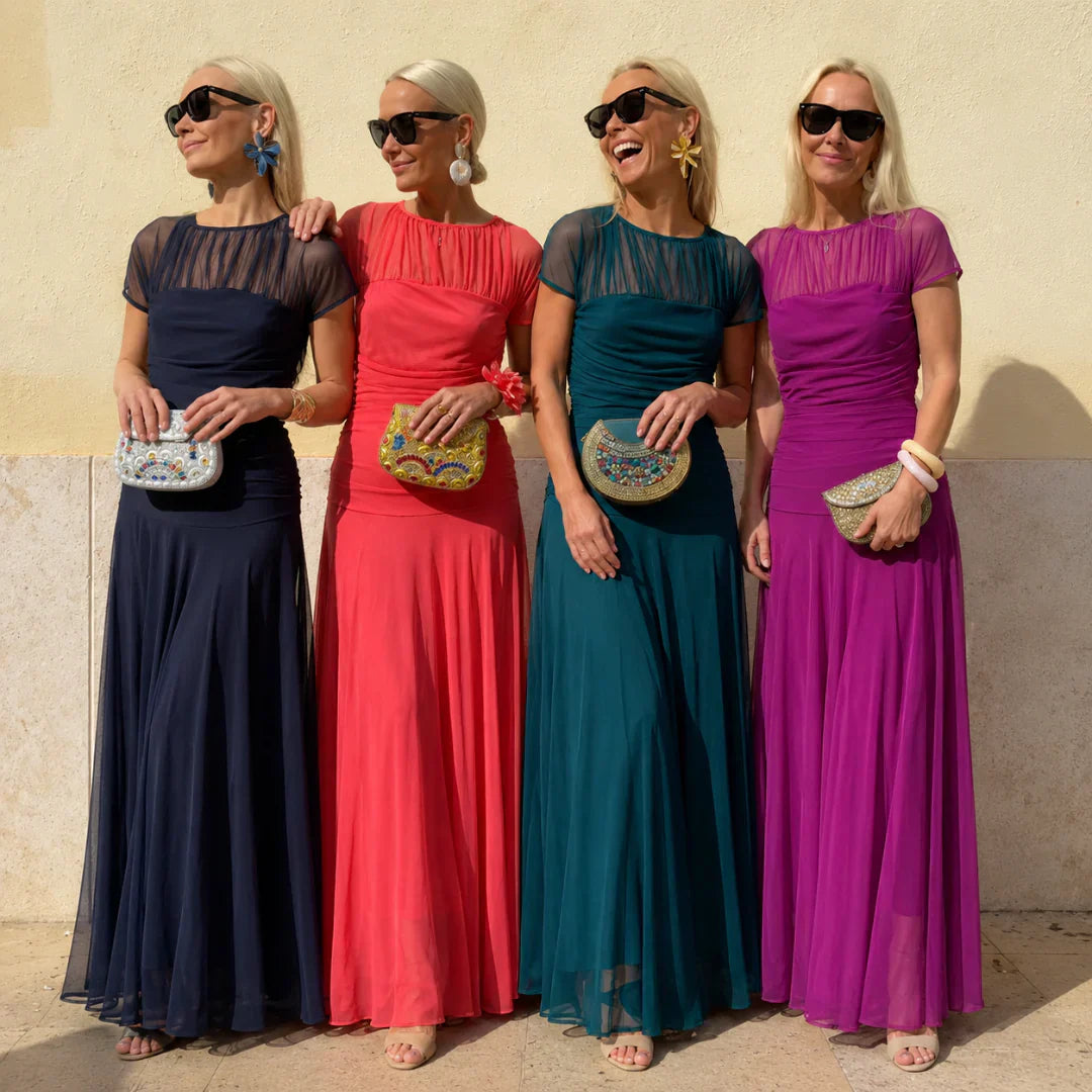 Camilla Della Valle™ Elegancka zwiewna sukienka na wyjątkowe okazje