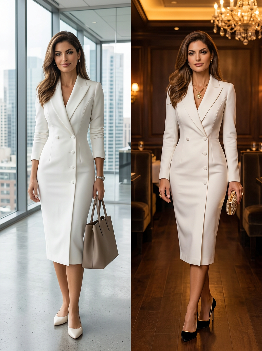 Camille™ Elegancka sukienka żakietowa do pracy i na wieczór