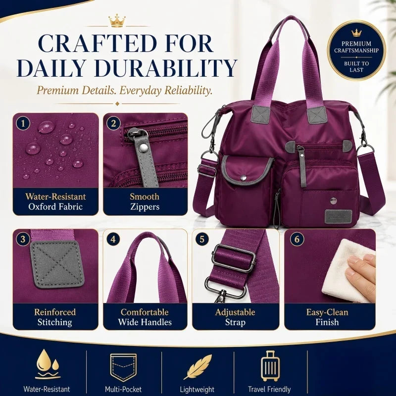 CarryLux™ Pojemna torba codzienna dla bezproblemowej organizacji