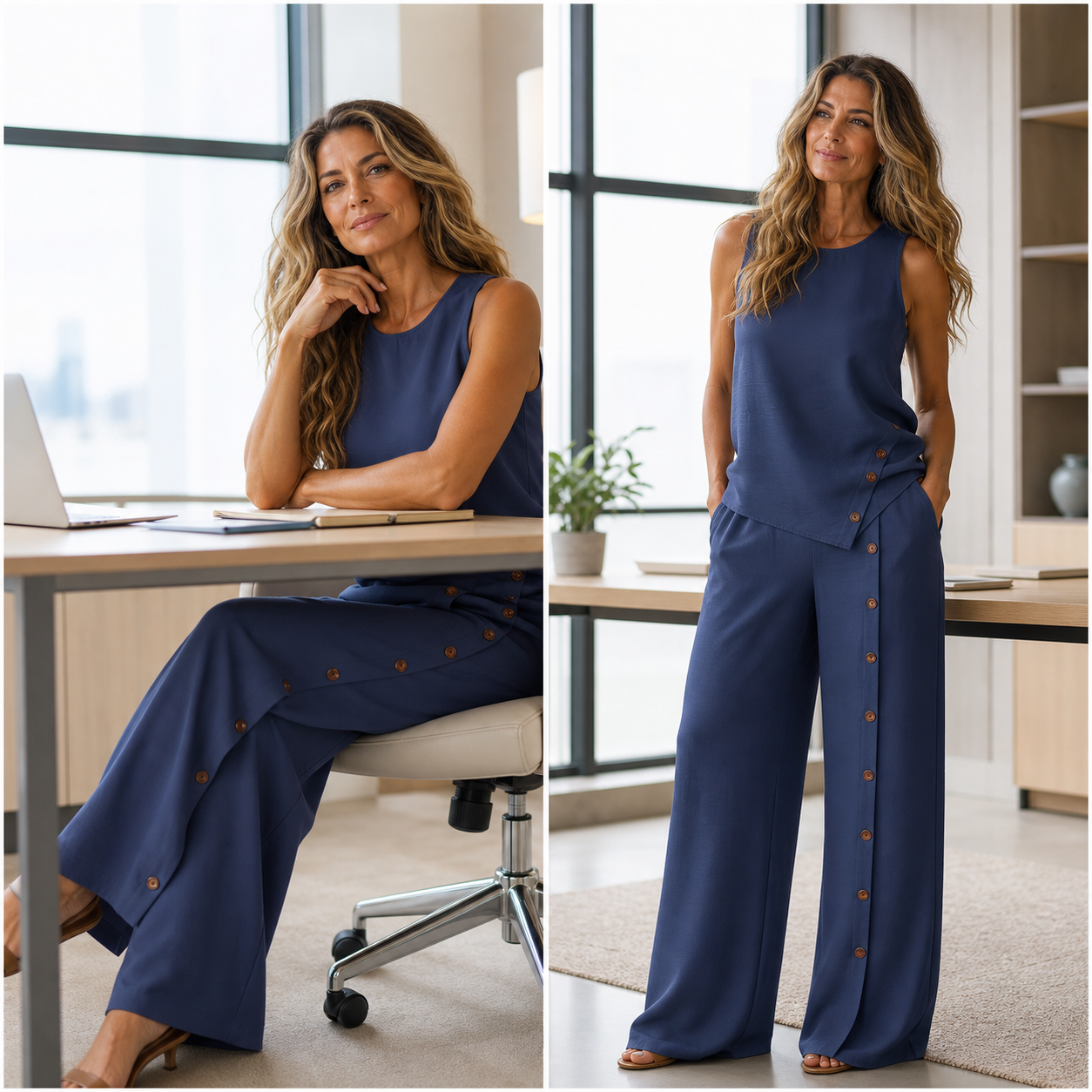 Celeste Maroni™ Dwuczęściowy zestaw do eleganckiego stylu na co dzień