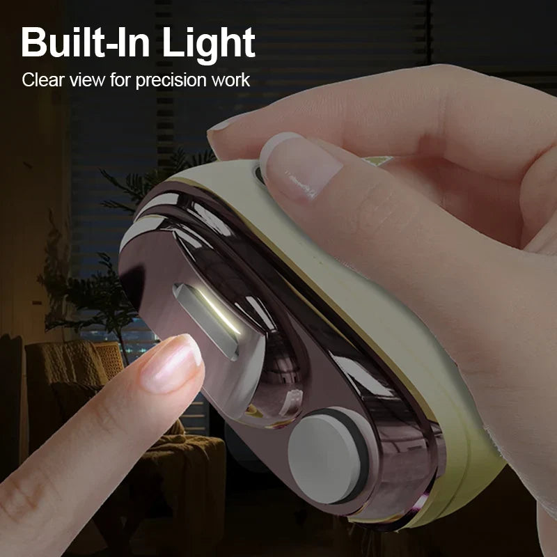 ClipGuard Pro+™ Elektryczny cążek do paznokci z pilnikiem