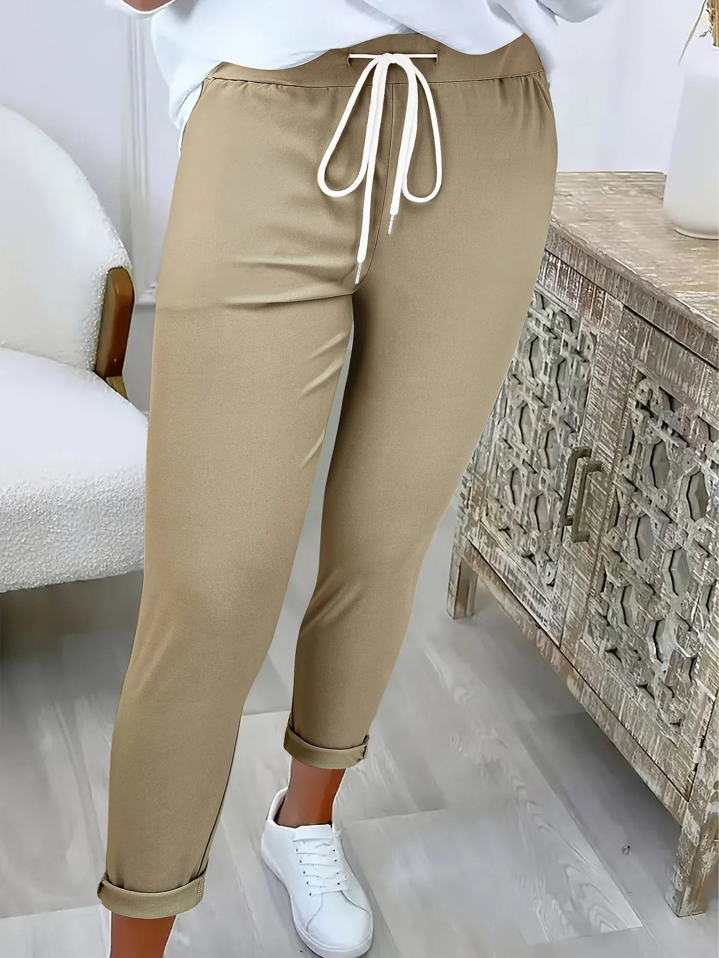 Edvige Alberti™ Eleganckie spodnie ze stretchu na cały dzień w komforcie