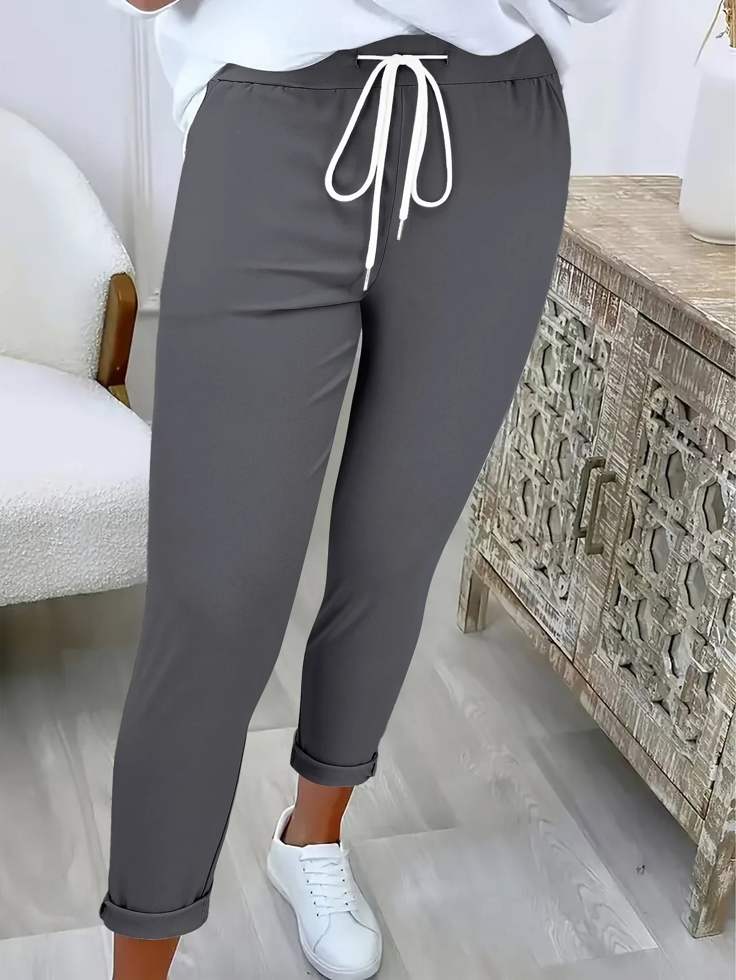 Edvige Alberti™ Eleganckie spodnie ze stretchu na cały dzień w komforcie