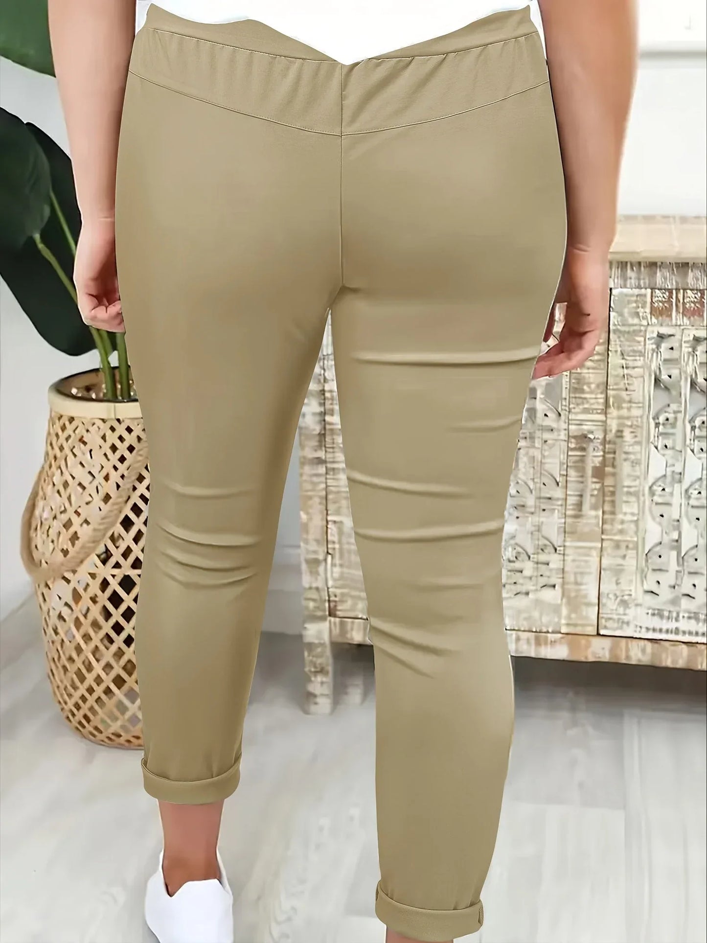 Edvige Alberti™ Eleganckie spodnie ze stretchu na cały dzień w komforcie