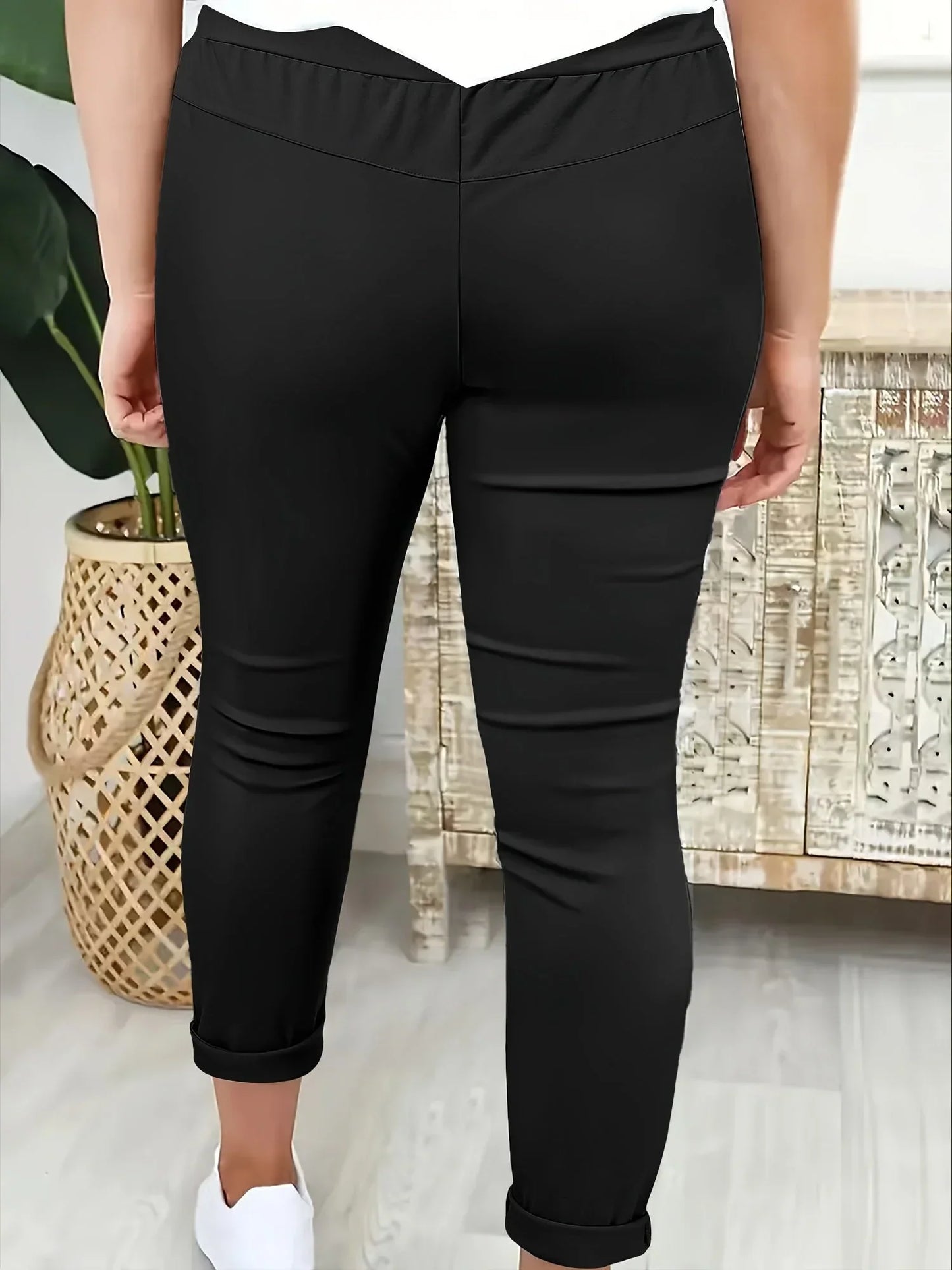 Edvige Alberti™ Eleganckie spodnie ze stretchu na cały dzień w komforcie