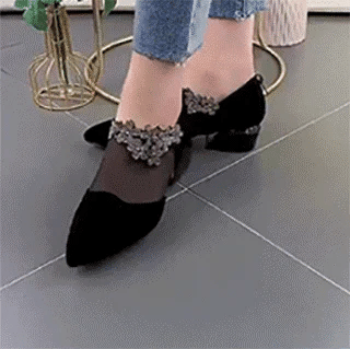 Elaina Gaudet+™ Stylowe przezroczyste buty na obcasie | Wygodne siedzenie zawsze i wszędzie!