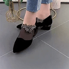 Elaina Gaudet+™ Stylowe przezroczyste buty na obcasie | Wygodne siedzenie zawsze i wszędzie!