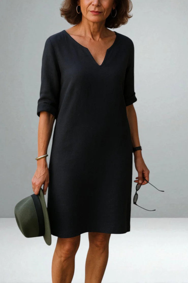 Elena Elena Santoro Effortlessly Flattering Everyday Dress - front hero view