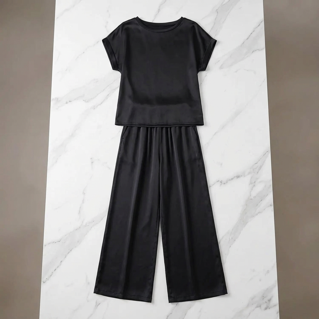 Eleonora Rinaldi™ elegancki satynowy komplet