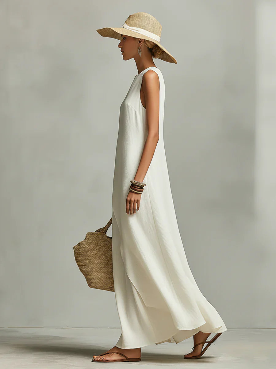 Elettra Stagno™ Zwiewna minimalistyczna sukienka dla swobodnej letniej elegancji