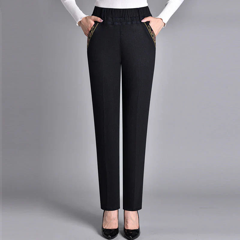 FlexiFit™ Wygodne jeansy damskie z kieszeniami