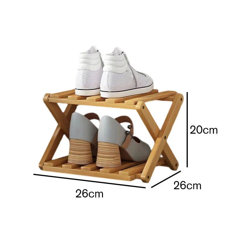 FoldNest™ Składany stojak na buty do uporządkowanego przedpokoju