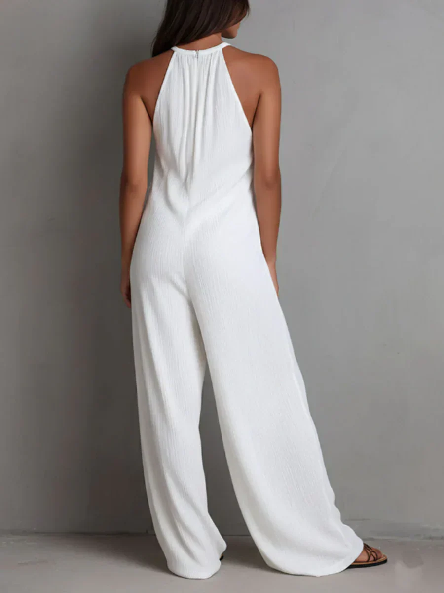 Franca Bianco™ Kombinezon z szerokimi nogawkami relaxed fit