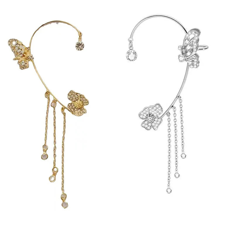 FringeZirPro Elegant Fringe Zircon Earrings - earring top setting and zircon mount