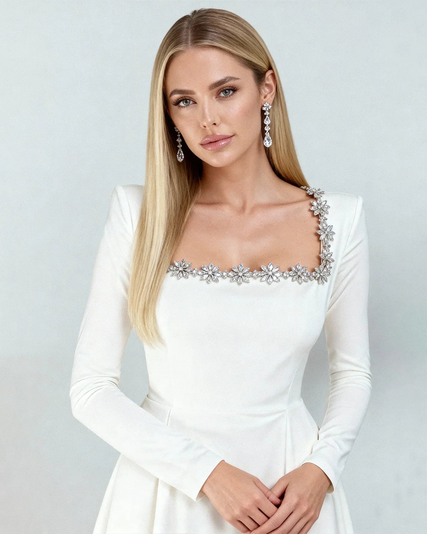 Gelsomina Brunelli™ Elegancka aksamitna sukienka na wyjątkowe okazje