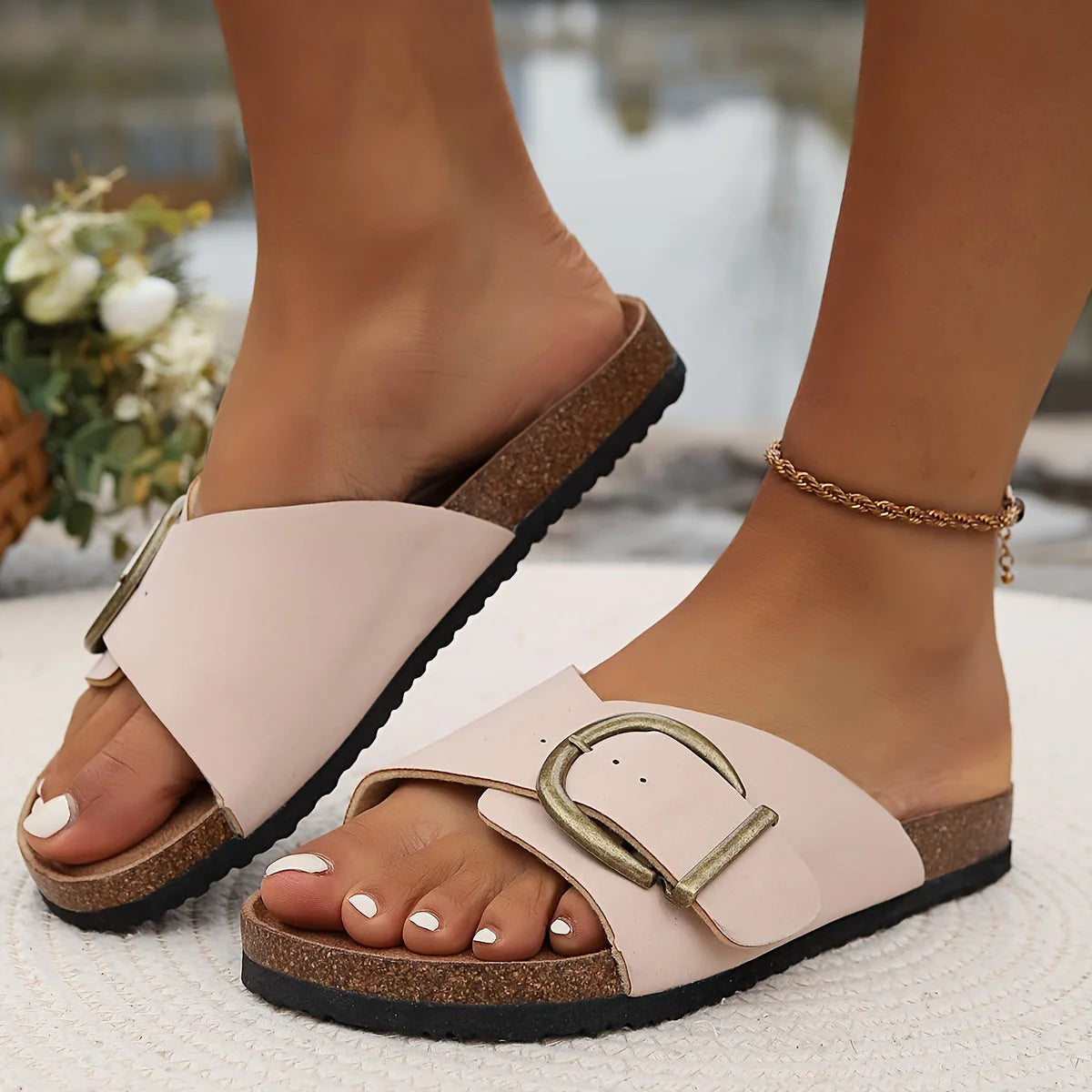 GlideFit Effortless Comfort Slip-On Sandals - alternate gallery view 09