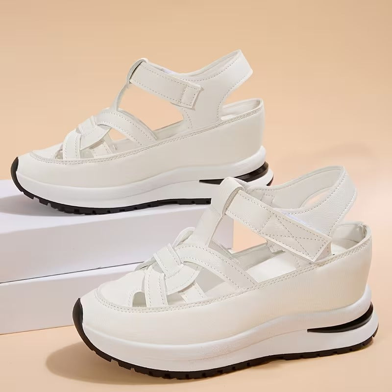 GlideSole Pro™ wygodne sandały na koturnie na codzień