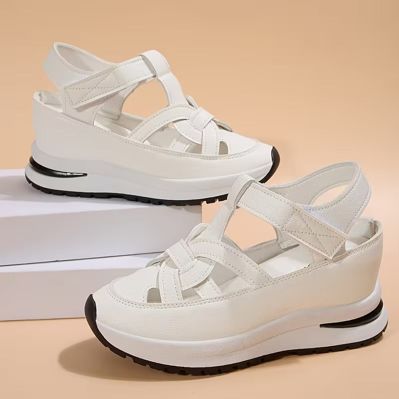 GlideSole Pro™ wygodne sandały na koturnie na codzień