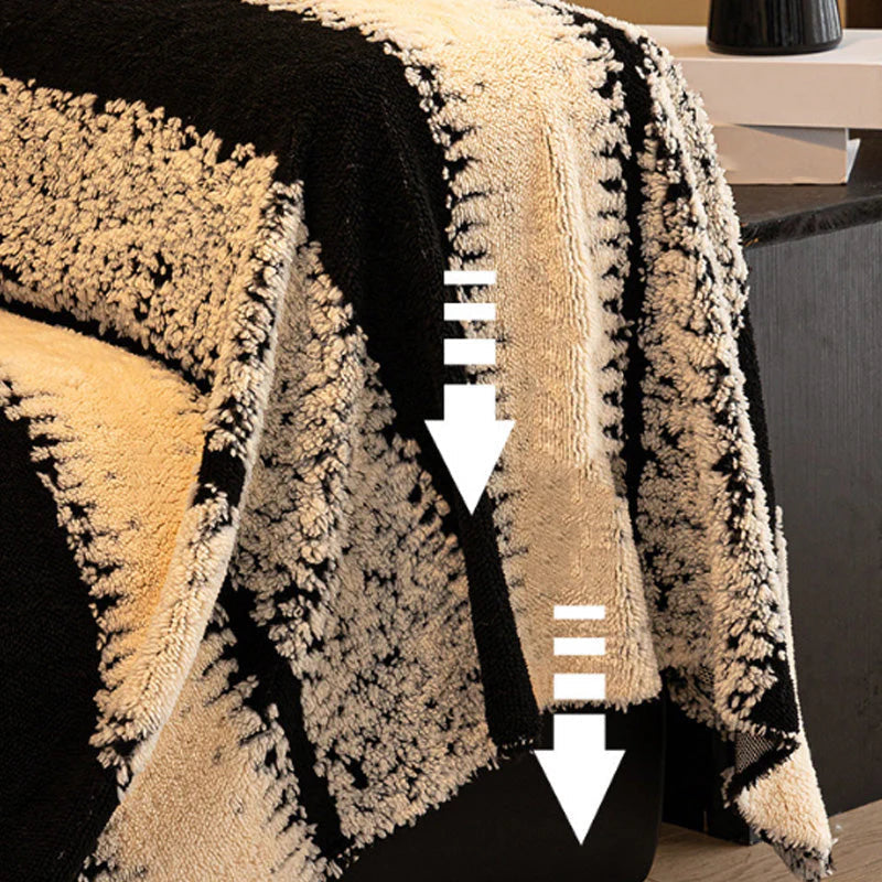 GripPlush Soft Grip Sofa Protector - top-down view showing full sofa cover coverage