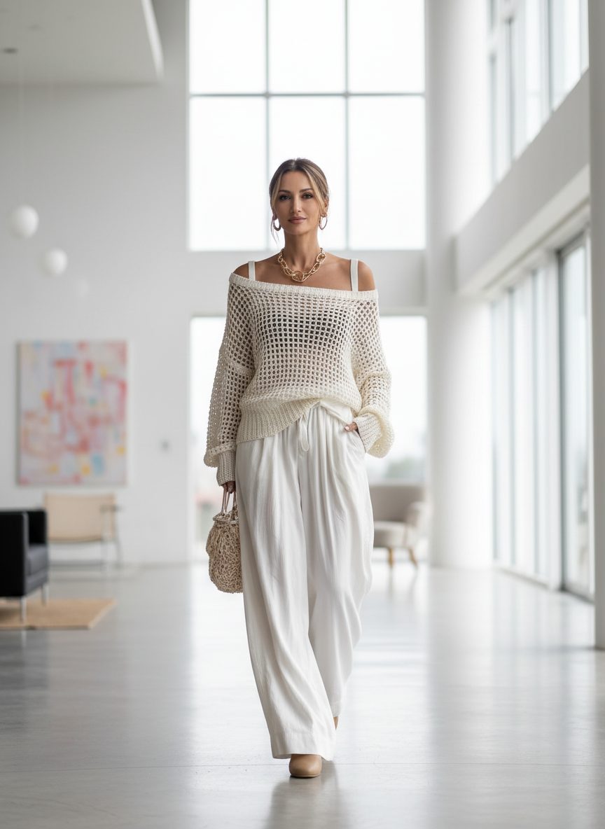 Ilda Susini™ Skoordynowany dwuczęściowy zestaw dla swobodnej elegancji
