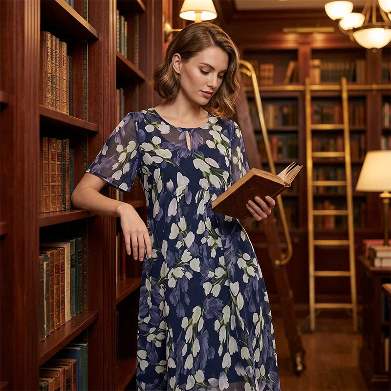 Immacolata Cardillo™ Elegancka sukienka midi z linią A