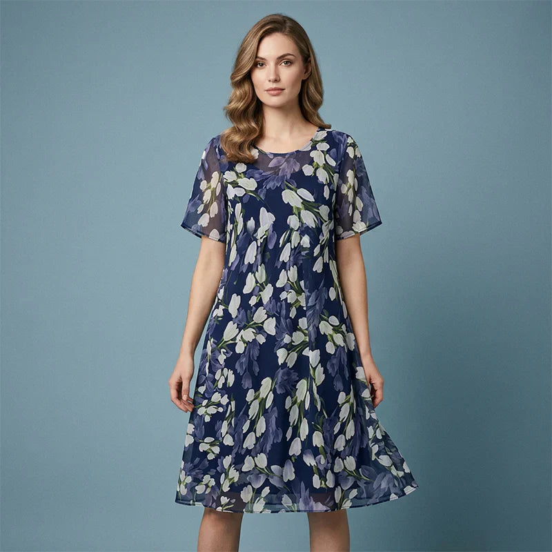 Immacolata Cardillo™ Elegancka sukienka midi z linią A