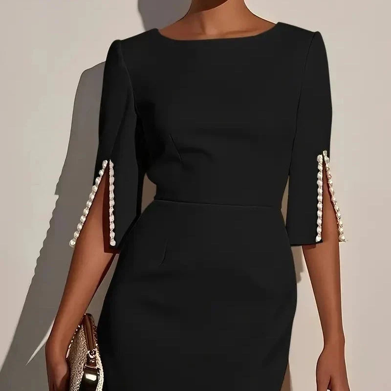 Lara Angelini™ Elegancka sukienka ołówkowa dla naturalnej elegancji