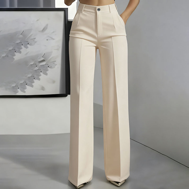 Lorenza Women's High Waisted Slim Formal Pants - styled product content image 1