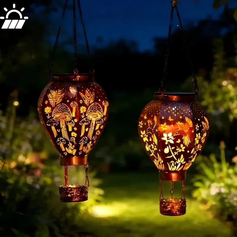 Lumiella™ Solarna wisząca latarnia balonowa na magiczne wieczory