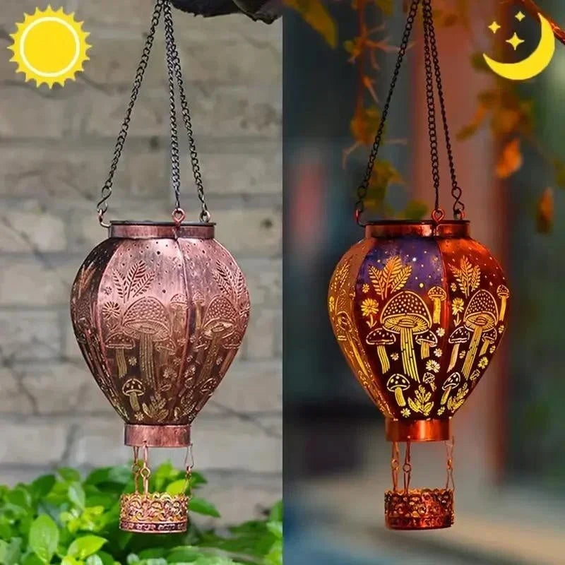 Lumiella™ Solarna wisząca latarnia balonowa na magiczne wieczory