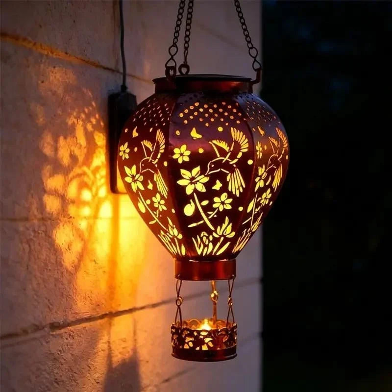 Lumiella™ Solarna wisząca latarnia balonowa na magiczne wieczory